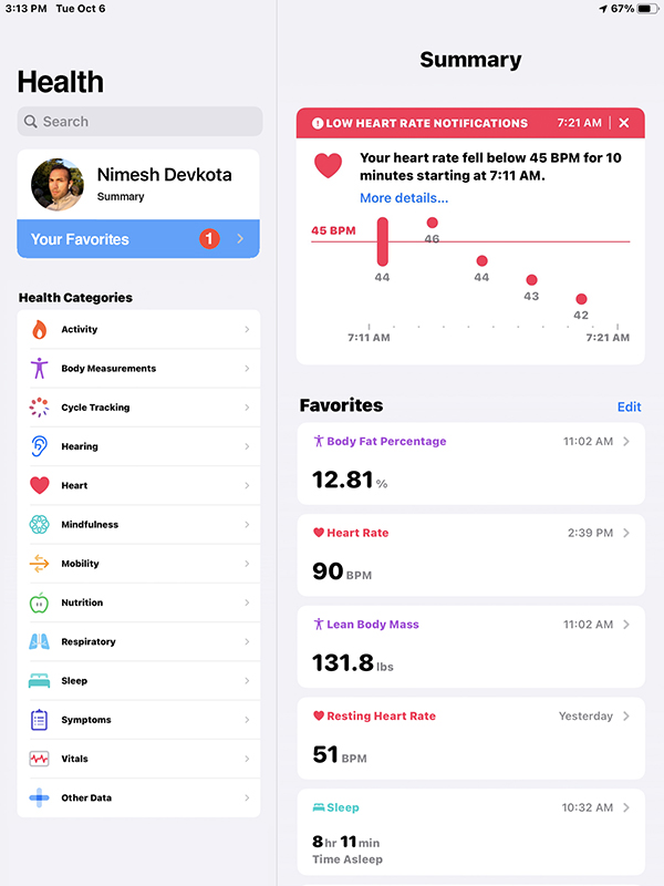 ©-MESHart.ca-2020-Nimesh-Devkota-APPLE-HEALTH-APP-SUMMARY-UX-for-the-iPad-Concept-Designs-UI-Renders-by-MESH-3.3.3